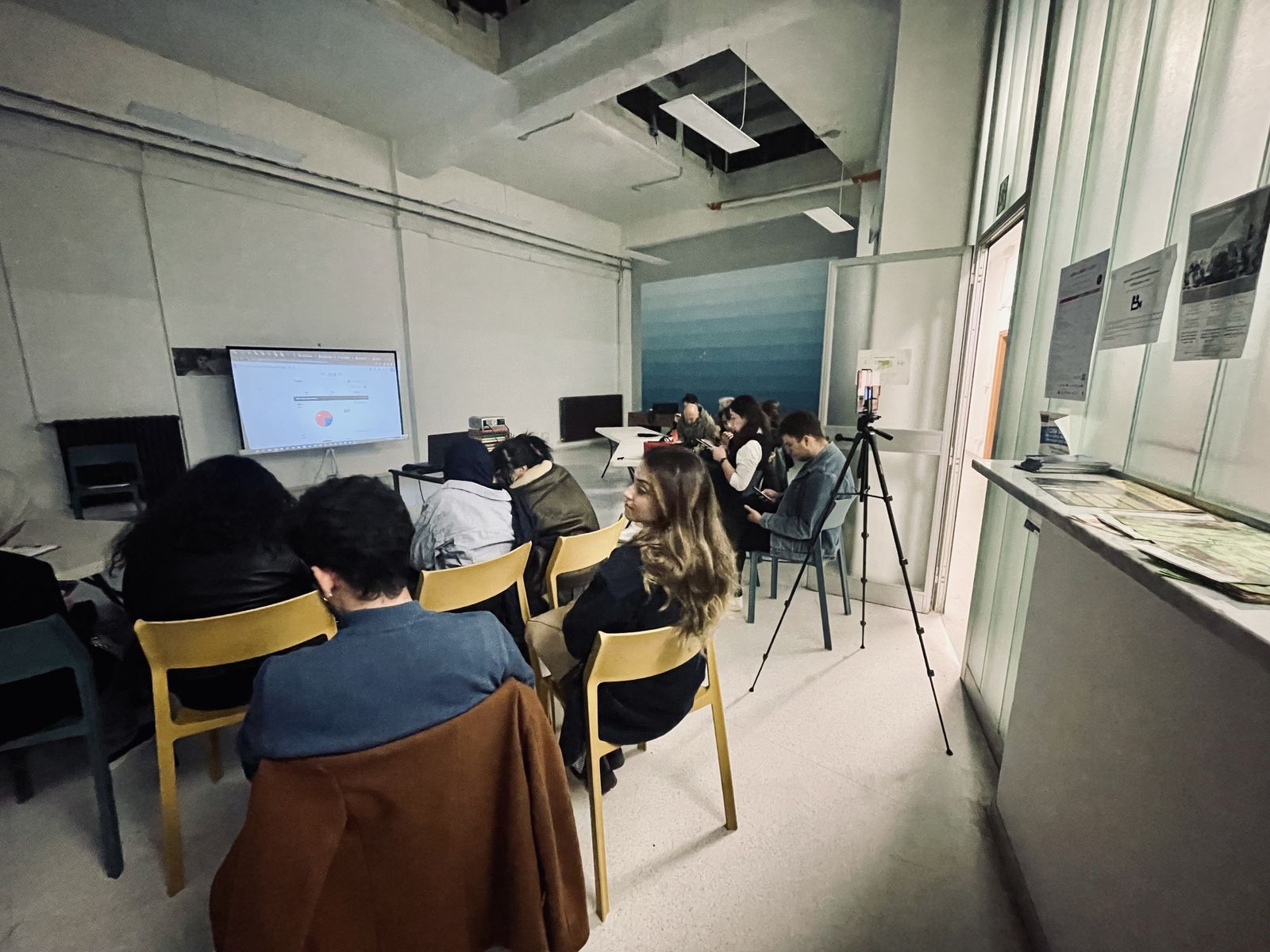 Workshop participants during the survey session